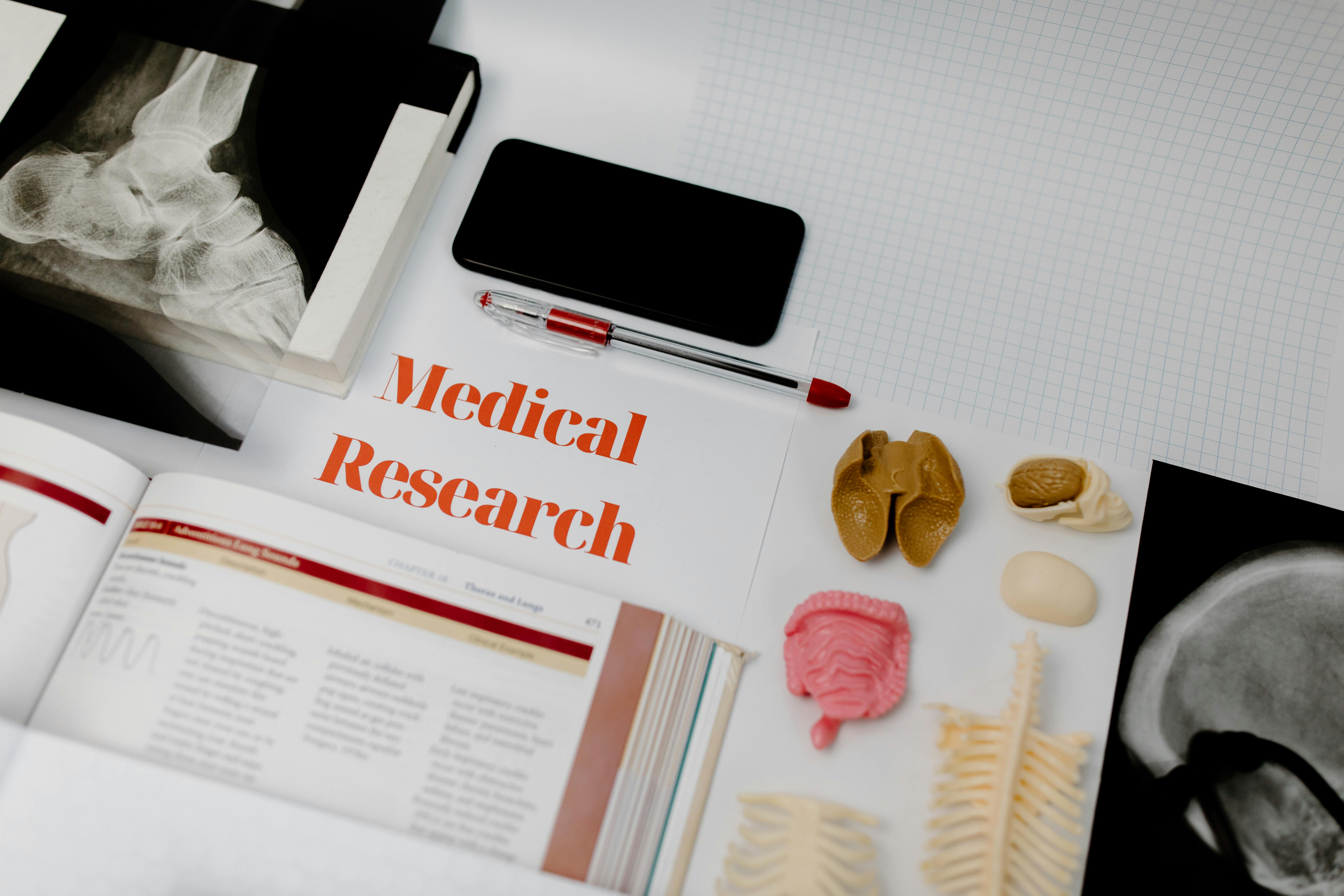 Book picture on medical research